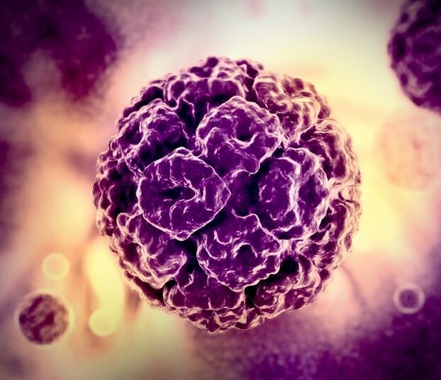 HPV（ヒトパピローマウイルス）の3Dモデル